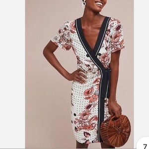 NWT Maeve Aubrey Floral Wrap Dress
